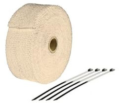 AUSPUFF THERMOBAND 10M FARBE KUPFER 4 BEFESTIGUNG BREITE: 50MM - DICKE: 1,5MM
