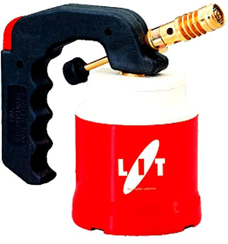 LIT- Saldatore a Gas Portatile con Piezo Made in Italy, Fiamma Ossidrica Professionale, Cannello a Gas per Saldatura – Certificato Rohs e Ce0051
