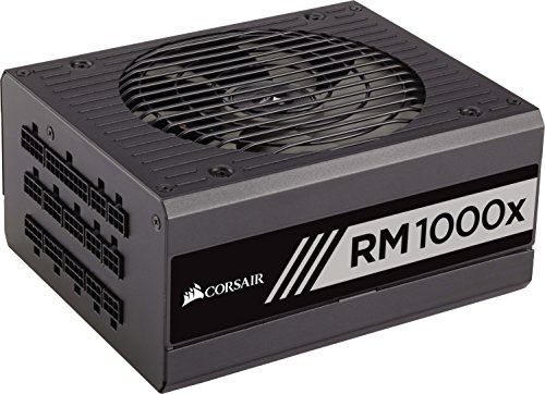 Corsair CP-9020094-EU RM1000x - Fuente de alimentación de 1000 W (ATX/EPS, modular, certificación 80 PLUS Gold EU), Negro (Reacondicionado Certificado)