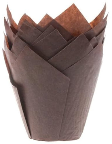 36 Pirottini Tulipano Marroni Per Muffin