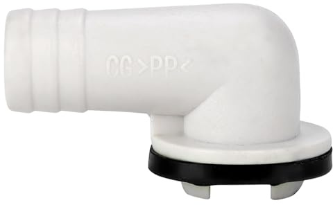 Tubería de drenaje del acondicionador de aire , Conector de salida de drenaje Hecho en ABS 4 , 7 x 2 , 5 x 2 , 9 cm Herra