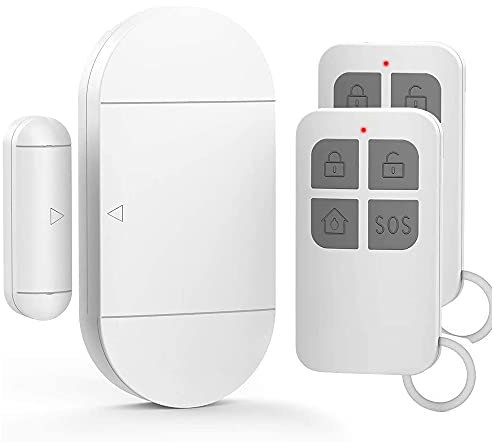 Alarme Porte, Chatthen DéTecteur Ouverture Porte avec SirèNe Puissante De 130 DB, Alarme De Porte Et FenêTre sans Fil MagnéTique pour Portes, FenêTres Et Armoires, La Maison,Office(Paquet De 1)