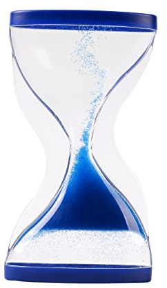 I-Total ® - Sablier Liquide Sand-UP Bleu 5 Min c.a. durée d'origine pour la Maison, Le Bureau et la méditation (Bleu)