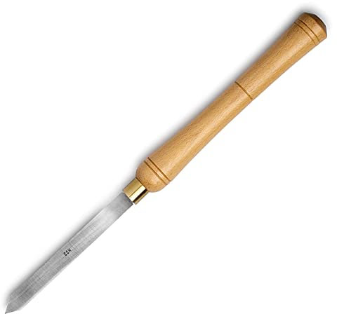 Drechselmesser Holz-Schnitzwerkzeug Drechseln Werkzeug HSS-Drechselbank Werkzeuge Stemmeisen Werkzeug Holzschnitzerei-Werkzeug HSS Drechseleisen Drechselbank Drechselbeitel,15MM parting tool