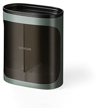 Chonor Dispensador de Vasos de Papel en Pared, Diseño de Doble Tubo Transparente Resistente al Agua y al Polvo, Accesorio de Fuente para Beber, Utilizado en oficinas, hogares y restaurantes etc #2