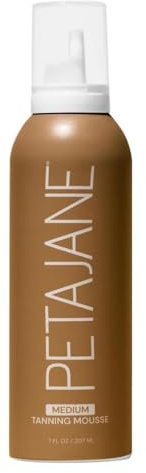 Medium Tanning Mousse 7oz - Made in the USA - Streak-Free, Fast-Absorbing, Lightweight, Vegan, Sunless Tanner for All Skin Types
