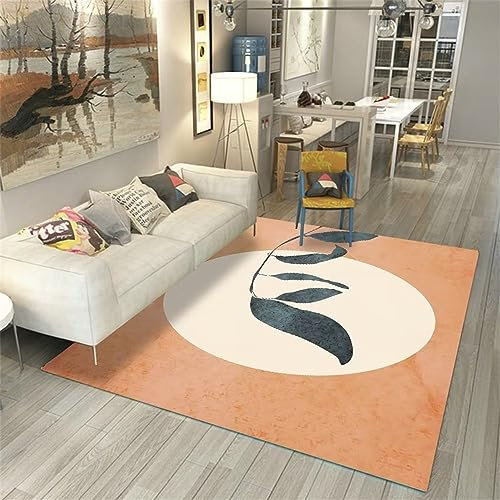 RUGMRZ Deko Babyzimmer Weicher und bequemer Fußteppich kinderspielteppich Mehrfarbig Kinderteppich Wald Couch Teppich deko babyzimmer flur150x210CM