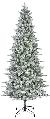 Kaemingk Lumineo Albero di Natale, verde/bianco, dia93-h180cm