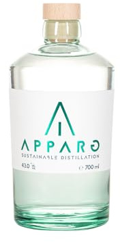 APPARG - Sustainable Distillation, Grappa Bianca di Brunello di Montalcino, 70cl, 43%, Distillata in Toscana, con Astuccio Elegante