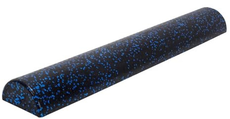 Schaumstoff-Halbroller-Massage, halber Schaumstoffroller, Pilates, Hinterbeine, Fußmassage, Yoga-Blöcke, Heim-Geschmeidigkeitsübung, Muskelroller , Schwarz Blau