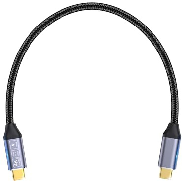 HOTUTUKI Cable USBc vers USB c 100w 0.5m,ype c vers Type c Cable ，USB-c 3.1 Charge Rapide 100W Transfert de Données High Speed 10Gbps Supporte Vidéo 4K@60Hz