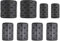 VOKMEMC 8 Piezas Rizador De Pelo Reutilizable Rulos Térmicos Para Pelo Corto Pelo Medio Pelo Largo Varios Tamaños (Negro)