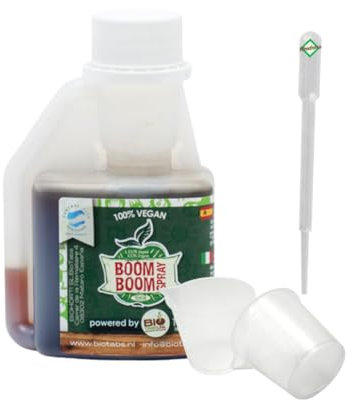Weedness Biotabs Boom Boom Boom Spray 100 ml - Abono natural de cultivo líquido Orquídeas Orquídeas Bonsai Orgánico Kit de Fertilizante Orgánico
