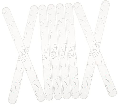 Angoily 20stücke Acrylstäbchen Für Diy-eis Wiederverwendbar Eiscreme-herstellungsstäbchen Lebensmittelecht Bastelrequisiten Backdekor Kuchenzubehör
