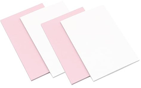 jojofuny 4stücke Teiliges Schnitzgummi-stempelset Farbmix Rosa Weiß Flexible DIY Stempelblöcke Zum Gravieren Für Scrapbooking Basteln Und Individuelle Stempelerstellung
