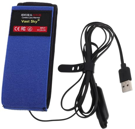 iplusmile Calentador para Telescopio y Cámara Tira Calefactora Antirocío Ajustable Calentador Antirocío De Lente USB para Fotografía Condiciones De Frío