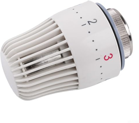 Jotekonoby 3/10.2 cm Thermostatventil Rücklauftemperaturbegrenzer für Fußbodenheizungen Heizkörper Temperaturregelventil DN20 M30x1,5 Anschluss Messing Kunststoff