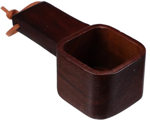 VERDANVERSE Cucchiaino Dosatore in Legno Piccolo per Caffè Tè Sfuso e Condimenti Cucchiaio Ergonomico Riutilizzabile per Cucina Naturale