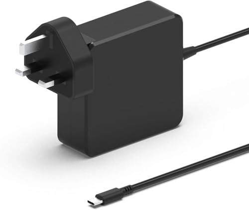 HSXIRQA 65W USB C Surface Pro Charger Compatible with Microsoft Surface Pro 12 11 10 9 8 Copilot+ PC Tablet, Surface Pro 2-in-1 Laptop/Tablet Replacement Power Adapter