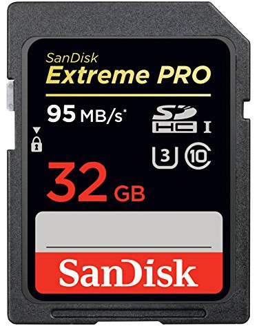 Carte Mémoire SDHC SanDisk Extreme Pro 32 Go Classe 10 U3 (SDSDXPA-032G-FFP) [Emballage « Déballer sans s'énerver par Amazon »]