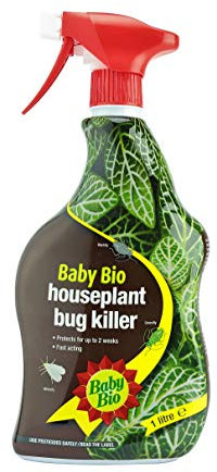 SBM Life Science Baby Bio 84440701 Houseplant Bug Killer, Houseplant insecticide Protects for up to 2 Weeks, 1L, Ready-to-use
