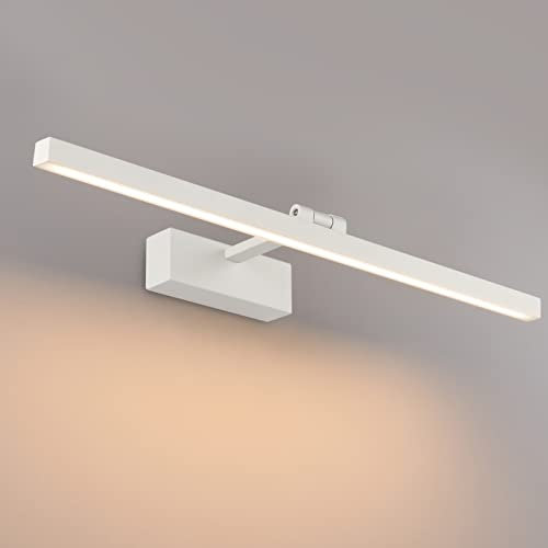 Klighten Lampe LED pour miroir de salle de bain - 60 cm - 18 W - Rotation à 180 ° - Étanche IP44 - En aluminium - 1170 lm - Blanc chaud 3000 K - Blanc chaud