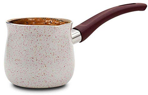 NAVA Turkish Coffee Pot with Ceramic Coating for Making Turkish Coffee, 430 ml