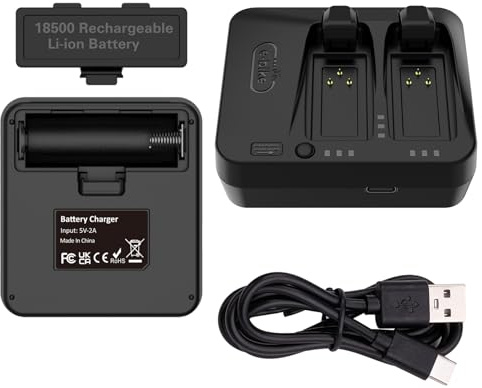 2-portars batteriladdare för SRAM Red eTap AXS-batteri [Batteri ingår ej]
