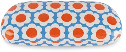 LAGO TERRA Retro Floral Print Hard Shell Glasses/Sunglasses Case