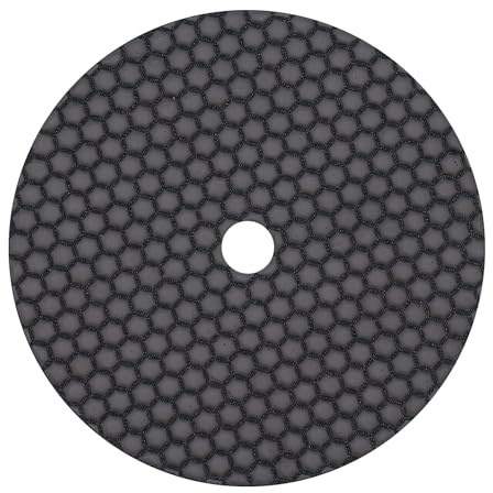 EDW Profi Diamant-Schleifpad Trockenschliff D 230mm Körnung 50 Klettaufnahme Fliesen Feinsteinzeug Naturstein Kunststein Granit, Marmor Glas Keramik Beton