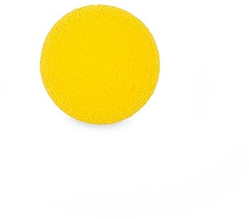 AFH Schaumstoffbälle Sensorik Deluxe ohne Beschichtung | Softbälle | weiche Bälle (Ø 7 cm, gelb)