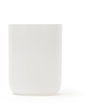 Excelsa Nordic Set mit 6 weißen Gläsern, besprühtes Glas, Fassungsvermögen 350 ml.