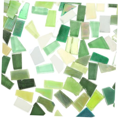 STOBOK 2sätze Mosaikstücke Mit Glasfliesen Und Zarten Fliesen Für Diy-bastelbedarf Und Heimdekoration Langlebige Bastel-fliesen Für Innen Und Außenbereich