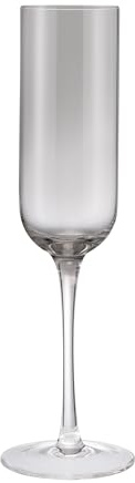 blomus Sektgläser Set FUUMI | 4er Set mundgeblasene Sektgläser | 220 ml | Farbe Smoke