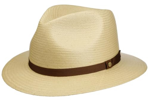 Stetson Fallkirk Traveller Toyo Strohhut Unisex UV-Schutz 40 Frühjahr Sommer Natur L (58-59 cm)