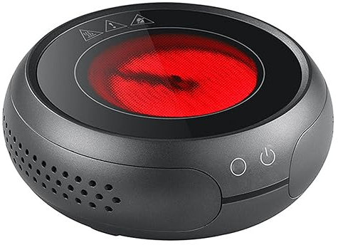 LeGDOr Fornello Elettrico in Ceramica Macchina per Il tè Piccolo Mini fornello a induzione Completamente Automatico Acqua bollente per Uso Domestico Preparazione del tè Fornello per tè ai Fiori, Nero