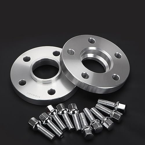 MKKDYC Spurverbreiterungen Kompatibel Mit Q5 8R A6 C6 A6 Für Avant 4G5 C7 A7 A8 A4 B8 A5 12/15/20 Mm PCD 5x112 CB 66,5 Auto Geschmiedete Spurverbreiterung Nabenzentrierte Spurverbreiterungen(12mm)