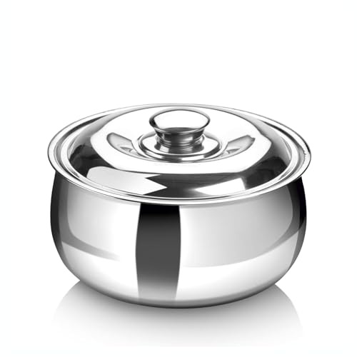 SIGNORA WARE Large Insulated Casserole Dish with Lid 1500ml. Stainless steel Hot Pot Food Warmer/Cooler -Thermal Soup/Salad Serving Bowl Stainless Steel Hot Food Container–Best Gift Set for Moms