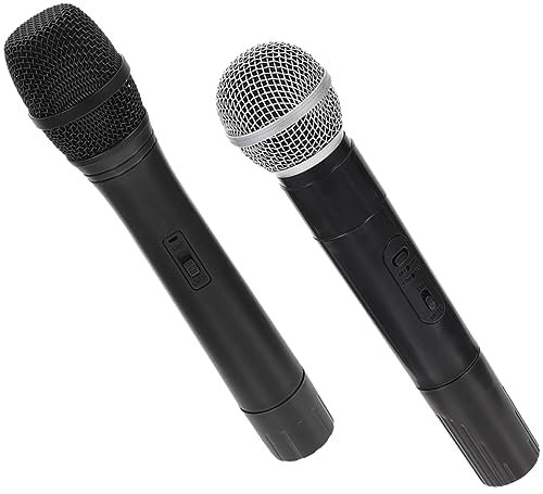 INOOMP Lot De 2 Microphones De Performance pour Enfants De Simulation pour Garçons Et Filles Karaoké Musique Microphone pour Enfants Accessoire De Fête Microphone en