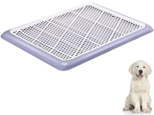 Mifoci Dog Pee Pad Holder Tray with Mesh Potty Training, 25.59 x 18.90 Inch