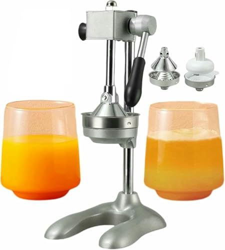 Exprimidor manual de cítricos - Exprimidor profesional comercial para limón, sandía y naranja - Incluye 2 moldes para facilitar la extracción del jugo