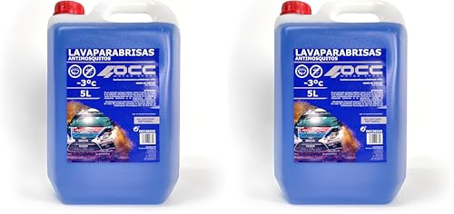 OCC MOTOR SPORT LIMPIAPARABRISAS ANTIMOSQUITOS 5 litros (Paquete de 2)