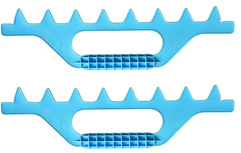 Confezione Da 2 Rastrelli in Plastica Con Spaziatura Del Telaio a Nido D'ape Accurati Per Operazioni Apicoltura Precise Con Strumento Apicoltura Dal Design Leggero Per Alveari Langstroth