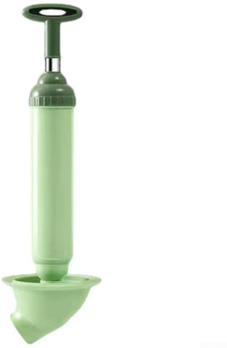 Pistone ad alta pressione in ABS per sblocco scarico residenziale compatibile con la maggior parte dei contorni del water (verde)