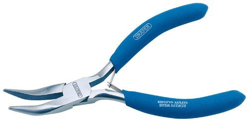 Draper 60742 Carbon Steel Bent Nose Plier, 125mm
