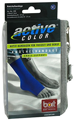 bort 1450 x-large blau ActiveColor Knöchelbandage für rechts und links gleich, x-large, blau