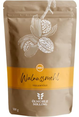 Ölmühle Solling Walnussmehl - EG Bio, 1er Pack (1 x 500 g)