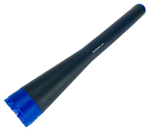Negro Plástico 29 cm, Mano de mortero cóctel Barman Making Barra Herramienta Masher Mezclador Mixology barware