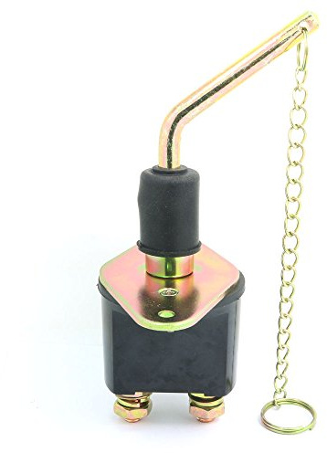 NUZAMAS Autobatterie-Schalterklemme, Haupttrenntrenntrenntrenntrenntrennschalter, für Motorrad, LKW, Van, Wohnwagen, Batterie Master-Terminal, Trennschalter, abnehmbarer Schlüssel