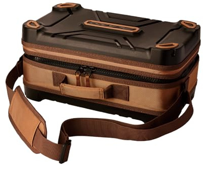 Plano Molding Guide Series Reel Locker | Revolutionary Molded top and Bottom for Extra Rigidity to Keep Expensive reels Protected, Brown/Black, One Size